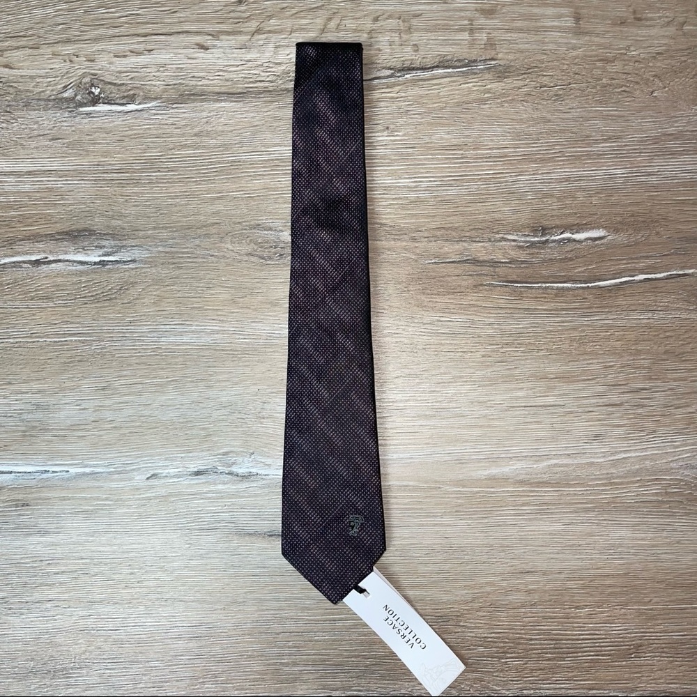 VERSACE Collection Men’s Purple  Neck Tie